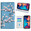Ntech Hoesje geschikt voor Samsung Galaxy A20e Bookcase met blossom bloemen print