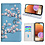Ntech Hoesje geschikt voor Samsung Galaxy A32 4G Bookcase met blossom bloemen print