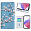Ntech Hoesje geschikt voor Samsung Galaxy A53 Bookcase met blossom bloemen print