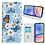 Ntech Hoesje geschikt voor Samsung Galaxy A05s Bookcase met Bloemen vlinder print