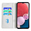 Ntech Hoesje geschikt voor Samsung Galaxy A13 4G Bookcase met Blauw vlinder print