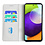 Ntech Hoesje geschikt voor Samsung Galaxy A52 Bookcase met Blauw vlinder print