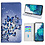 Ntech Hoesje geschikt voor Samsung Galaxy S20 FE 5G Bookcase met Blauw vlinder print