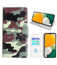 Ntech Samsung Galaxy A13 5G Bookcase met camouflage