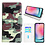Ntech Hoesje geschikt voor Samsung Galaxy A24 Bookcase met camouflage print