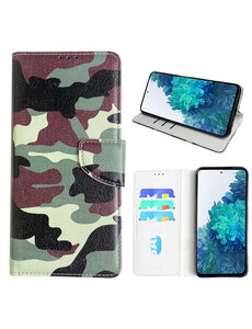 Ntech Samsung Galaxy S20 FE 5G Bookcase met camouflage