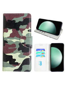 Ntech Samsung Galaxy S23 FE Bookcase met camouflage