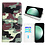 Ntech Hoesje geschikt voor Samsung Galaxy S23 FE Bookcase met camouflage print