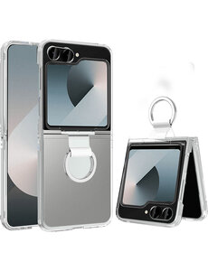 Ntech Hoesje Geschikt voor Samsung Galaxy Z Flip 7 FE - Flip 6