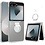 Ntech Hoesje Geschikt voor Samsung Galaxy Z Flip 7 FE - Flip 6 backcover met Ringhouder transparant