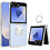 Ntech Hoesje Geschikt voor Samsung Galaxy Z Flip 6 backcover met Ringhouder transparant