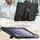 Ntech Tablet Hoes Geschikt voor Samsung Galaxy Tab A9 Plus / A11 Plus hoes Zwart - Rugged Backcover met kickstand