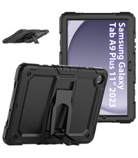 Ntech Tablet Hoes Geschikt voor Samsung Galaxy Tab A9 Plus / A11 Plus hoes Zwart