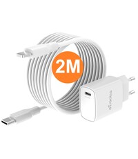 oTronica Otronica USB C Adapter - 20W USB C Adapter met 2M USB-C naar Lightning Kabel