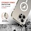 Ntech Hoesje Geschikt voor iPhone 15 Pro Max Magsafe hoesje transparant backcover Anti Shock Met 2 Stuks screenprotectors