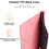 oTronica Otronica Hoes geschikt voor Samsung Galaxy Tab A9 Plus / A11 Plus Rose Goud - Samsung A9 Plus hoes bookcase met Stylus Pen Houder premium leren cover