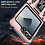 Ntech Hoesje Geschikt Voor Samsung Galaxy Z flip 7 FE - Flip 6 hoesje met Ringhouder - Anti-Shock Hybrid Armor case - Rose Goud