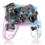 Ntech Ntech Switch Controller -Geschikt voor Switch/Lite/OLED Controller, Switch Pro Controller - Transparant - RGB Verlichting - Gaming Accesoires - Turbo - Macro