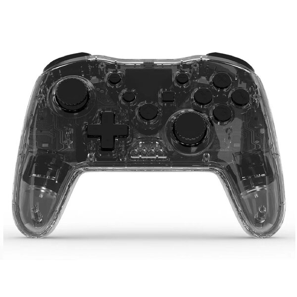 Ntech Ntech Switch Controller -Geschikt voor Switch/Lite/OLED Controller, Switch Pro Controller  - Grijs - RGB Verlichting - Gaming Accesoires - PC/Android/IOS  Turbo - Macro