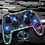 Ntech Ntech Switch Controller -Geschikt voor Switch/Lite/OLED Controller, Switch Pro Controller  - Grijs - RGB Verlichting - Gaming Accesoires - PC/Android/IOS  Turbo - Macro