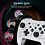 Ntech Ntech Switch Controller - Geschikt voor Switch Pro Controller/Switch/Lite/OLED met Cool RGB Crack Wit - Gaming Accesoires Turbo - Macro