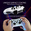 Ntech Ntech Switch Controller - Geschikt voor Switch Pro Controller/Switch/Lite/OLED met Cool RGB Crack Wit - Gaming Accesoires Turbo - Macro