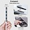 Ntech Ntech USB 3.0 Hub - USB Splitter - 4 extra USB 3.0 A Poorten - USB C Hub - USB-C Multiport Hub - 5 Gbps - Aluminium - Grijs