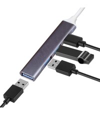 Ntech Ntech USB 3.0 Hub - USB Splitter - 4 extra USB 3.0 A Poorten