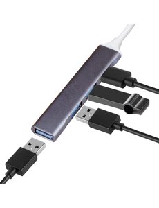 Ntech Ntech USB 3.0 Hub - USB Splitter - 4 extra USB 3.0 A Poorten