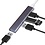 Ntech Ntech USB 3.0 Hub - USB Splitter - 4 extra USB 3.0 A Poorten - USB C Hub - USB-C Multiport Hub - 5 Gbps - Aluminium - Grijs