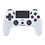 Ntech Ntech PS4 Controller Geschikt voor PS4 en PS3 - ps4 game controller Draadloos P47 - Wit -  Audio Jack Input - Touch Sensor - Dual Trilmotoren Draadloze Controller