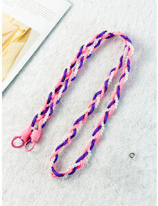 Ntech Ntech Telefoonkoord Roze / Paars - Verstelbare Telefoonketting