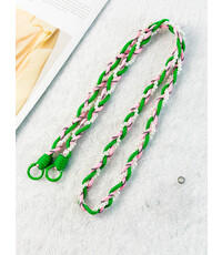 Ntech Ntech Telefoonkoord Roze / Groen - Verstelbare Telefoonketting