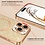 Ntech Hoesje Geschikt voor iPhone 15 Magsafe hoesje Goud - Lens beschermer glitter backcover