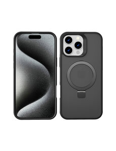 Ntech Hoesje Geschikt voor iPhone 15 Pro Max Magsafe hoesje Zwart