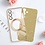 Ntech Hoesje Geschikt Voor Samsung Galaxy S24 Magsafe hoesje Goud - Lens beschermer glitter backcover