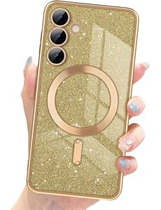 Ntech Hoesje Geschikt Voor Samsung Galaxy S24 Magsafe hoesje Goud