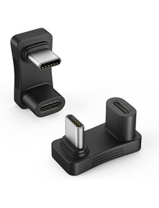 Ntech USB C naar USB C Adapter - USB-C Adapter 180° Connector