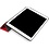 Ntech Tablet Hoes Geschikt voor iPad Air 11 2024 hoes Rood Tri Fold Tablet Case - Smart Cover
