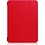 Ntech Tablet Hoes Geschikt voor iPad Air 11 2024 hoes Rood Tri Fold Tablet Case - Smart Cover
