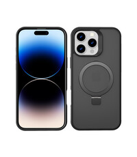 Ntech Hoesje Geschikt voor iPhone 14 Pro Magsafe hoesje Zwart