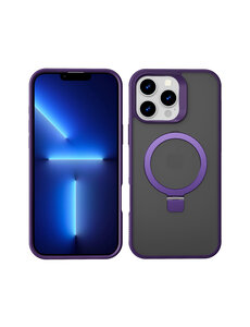 Ntech Hoesje Geschikt voor iPhone 13 Pro Max Magsafe hoesje Paars