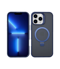 Ntech Hoesje Geschikt voor iPhone 13 Pro Max Magsafe hoesje Blauw