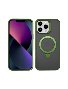 Ntech Hoesje Geschikt voor iPhone 13 Magsafe hoesje Groen