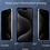 Ntech Privacy Screen protector Geschikt voor iPhone 15 Pro - Full screen protector tempered glass van gehard glas