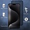 Ntech Privacy Screen protector Geschikt voor iPhone 15 Pro - Full screen protector tempered glass van gehard glas