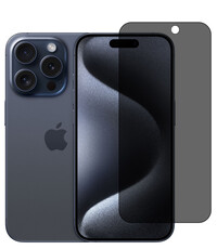 Ntech Privacy Screen protector Geschikt voor iPhone 15 Pro Max - Full screen protector