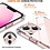 Ntech Hoesje met koord Geschikt voor iPhone 15 Hoesje - transparant siliconen shockproof backcover case