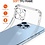 Ntech Hoesje met koord Geschikt voor iPhone 15 Pro Hoesje - transparant siliconen shockproof backcover case