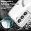 oTronica oTronica Hoesje aanstellen voor Samsung Galaxy S22 met Magnetisch Ring en Camera Lensbeschermer - backcover – Transparant/Zilver